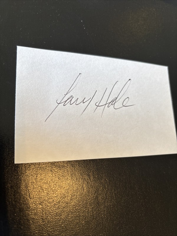 Larry Hale, ‘68 Flyers-D- 196 NHL & 413 WHA G, HOCKEY INDEX CARD Died 2019
