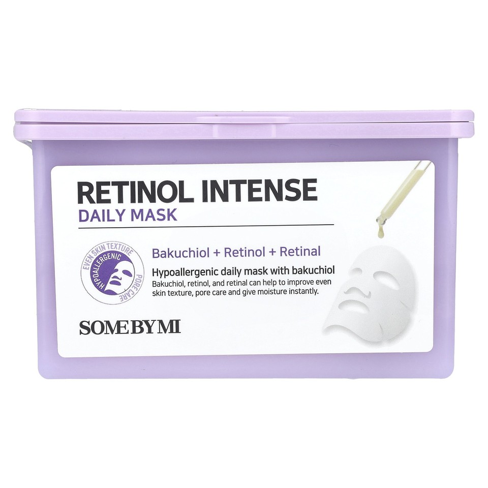 Retinol Intense Daily Beauty Mask, 30 Sheets, 11.83 fl oz (350 ml)