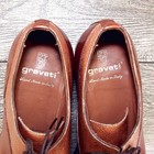 $695 Neiman Marcus GRAVATI Italian Oxford  9 M Tan/Cognac 18754 * add $15 Trees — photo 6
