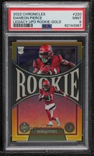 2022 Chronicles Legacy Update Rookies Gold Prizm 2/10 Dameon Pierce PSA 9 06bg