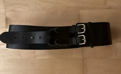 D Ring Belt Leather Indiana Women display picture 2
