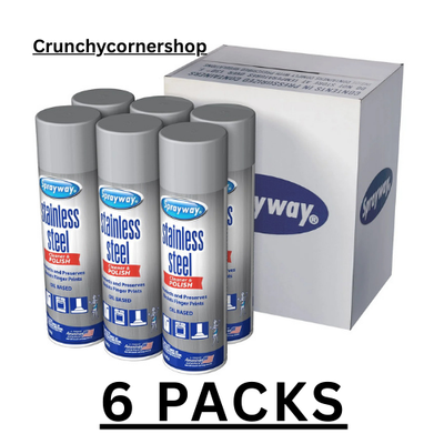 #ad #ad Sprayway Stainless Steel Cleaner and Polisher 15 oz 6 pk. SEALED $24.99