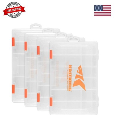 Tackle Boxes, Plastic Box, Plastic Storage Organizer Box with Removable Divid...