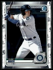 Evan White 2020 Bowman #BCP-77 Chrome Prospects Seattle Mariners