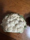Vintage Set of 2 Cauliflower Vegetable Decor Ceramic Salt & Pepper Shakers READ — photo 8