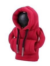 1 Pack Car Gear Shift Hoodie, Funny Mini Hoodie Winter Warm Shift Knob red