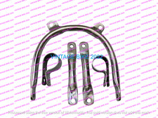 BSA A7 A10 GOLDTSTAR DBD 34 32 HEADLIGHT BRACKET SET ALUMINIUM POLISHED /FIT FOR