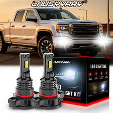 FIT Jeep Patriot 2010-2017 LED Fog Lights Bulbs Kit 5202 H16 6000K WHITE 2pcs