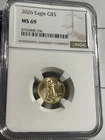 2026 G$5 Eagle 1/10 Gold NGC MS 69