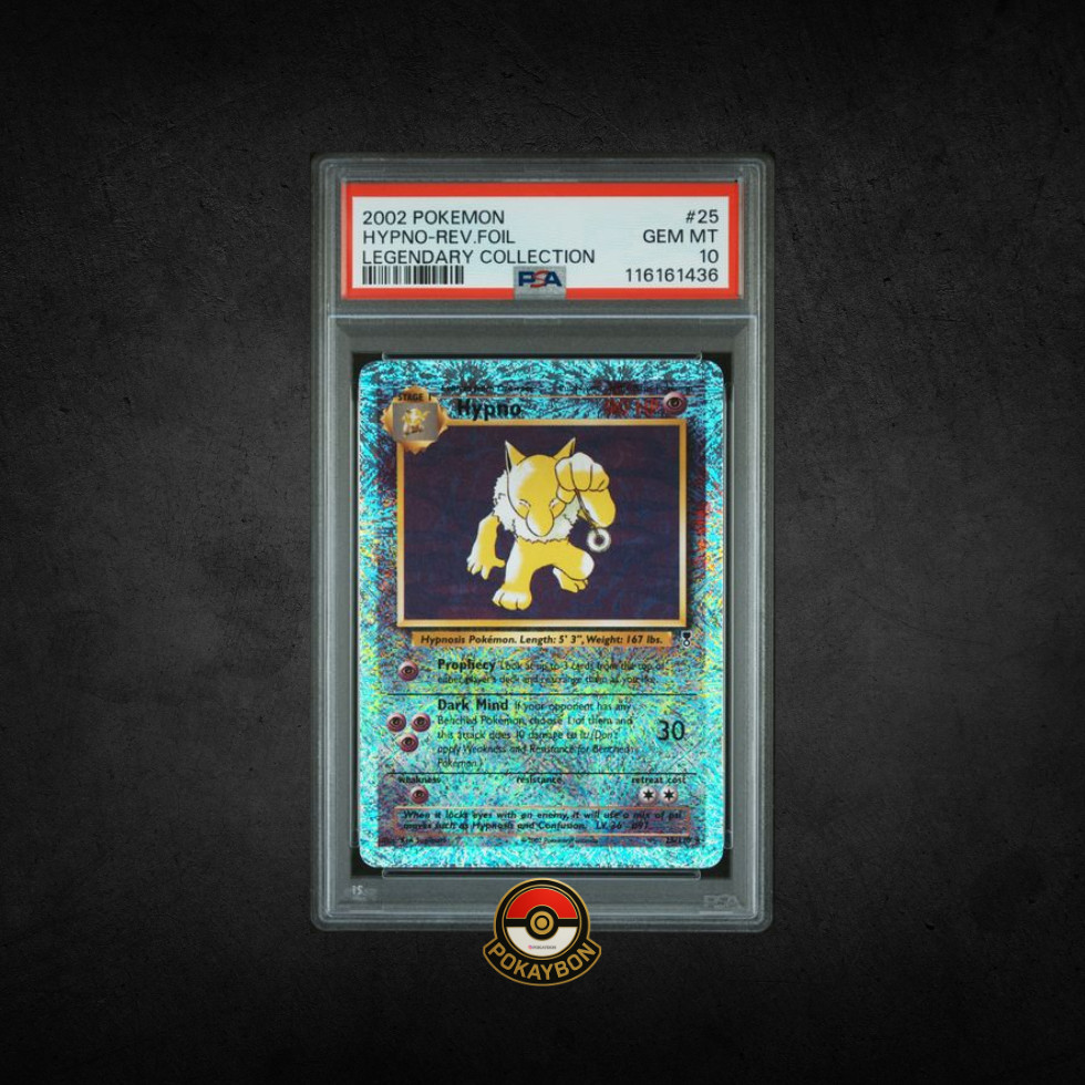 Hypno 2002 Legendary Collection #25/110 Reverse Foil / Holo PSA 10 (New Cert)