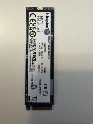 Kingston NV1 2TB PCIe NVMe M.2 2280 Internal SSD Blue SNVS2000G | eBay