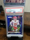 2024 Panini Prizm Patrick Mahomes II Blue Sparkle PSA 9 MINT #138 Chiefs /96