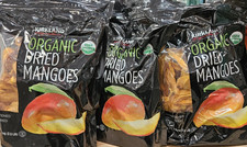 3 Pack Kirkland Signature Organic Dried Mangoes 40 OZ Each Pack Kosher Club Size