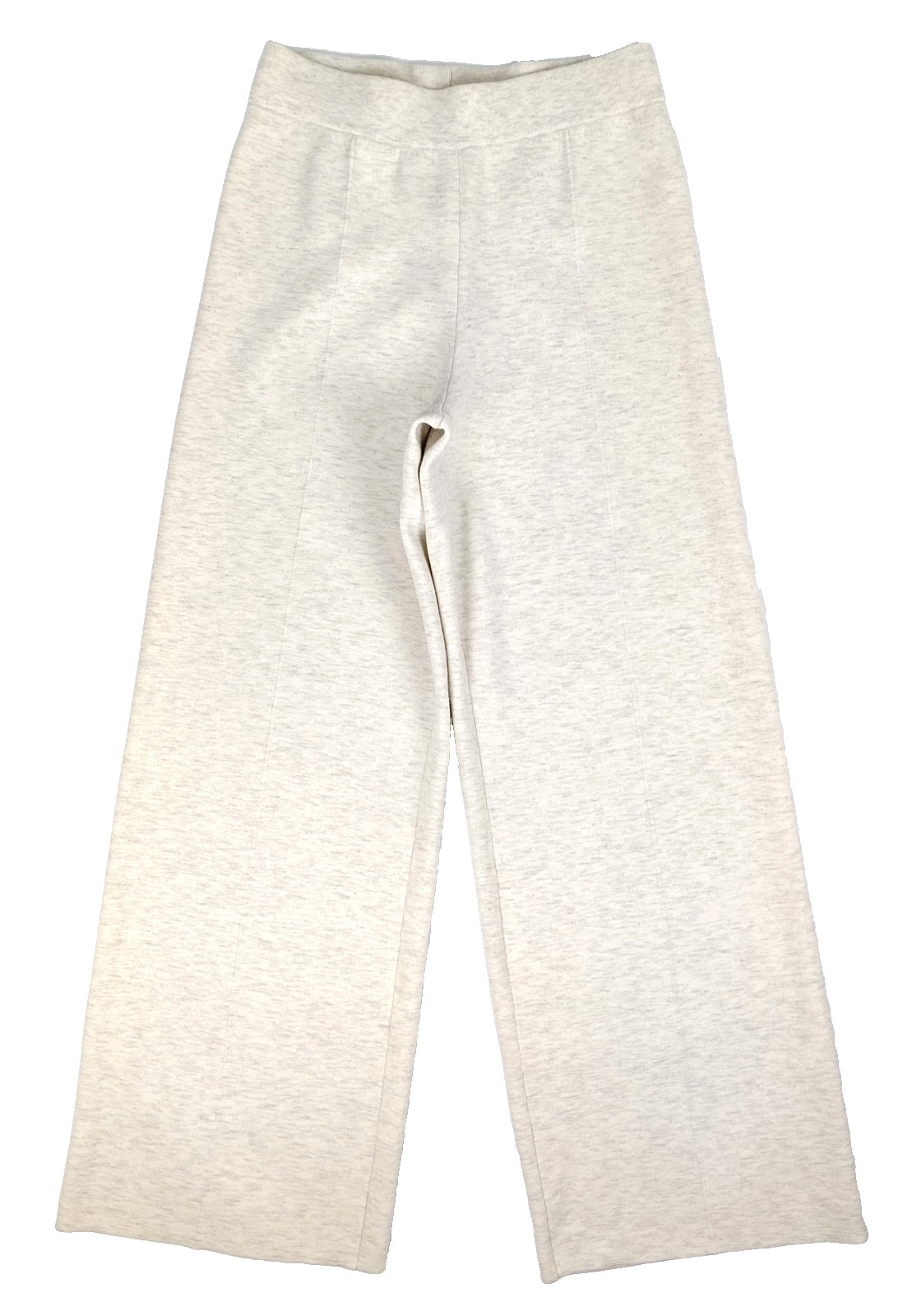 Wilfred Free Knit Wide Leg Women Pull On Pants S Beige Viscose Blend Center Seam