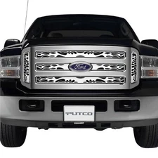 Putco 89155 Flaming Inferno Stainless Steel Grilles for 05-07 F-250 Super Duty