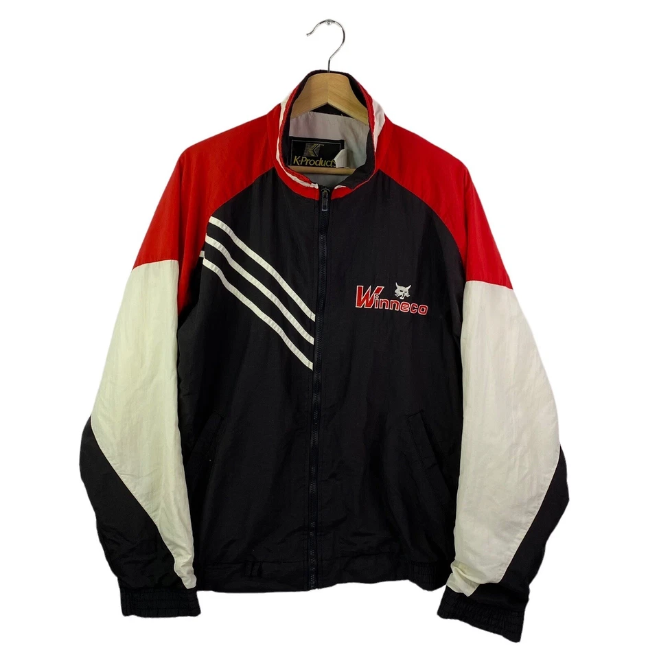 VTG Bob Cat Construction Jacket 80s/90s Workwear Windbreaker K Way Size Medium - Image 3 of 4