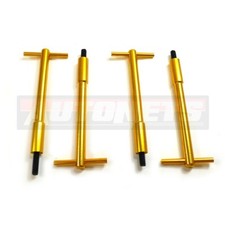 4x Gold Aluminum T-bar Valve Cover Hold Downs Fits Sb Bb Chevy Ford Mopar Dodge 4x Gold Aluminum T-bar Valve Cover Hold Downs Fits Sb Bb Chevy Ford Mopar Dodge