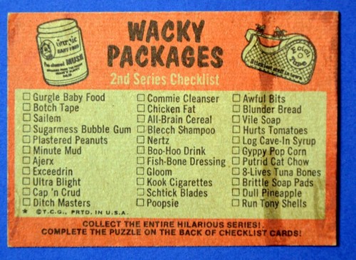 1973 Topps WACKY PACKAGES SERIES 2 Stickers/Cards (U-Pick - Compete Your Set!) - Picture 92 of 96