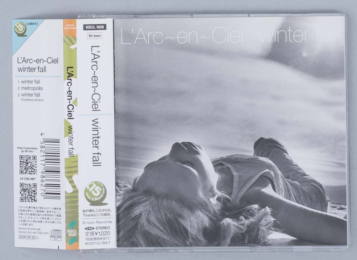 Winter fall L'Arc~en~Ciel 15th Limited Picture Single CD Obi Winter fall L'Arc~en~Ciel 15th Limited Picture Single CD Obi