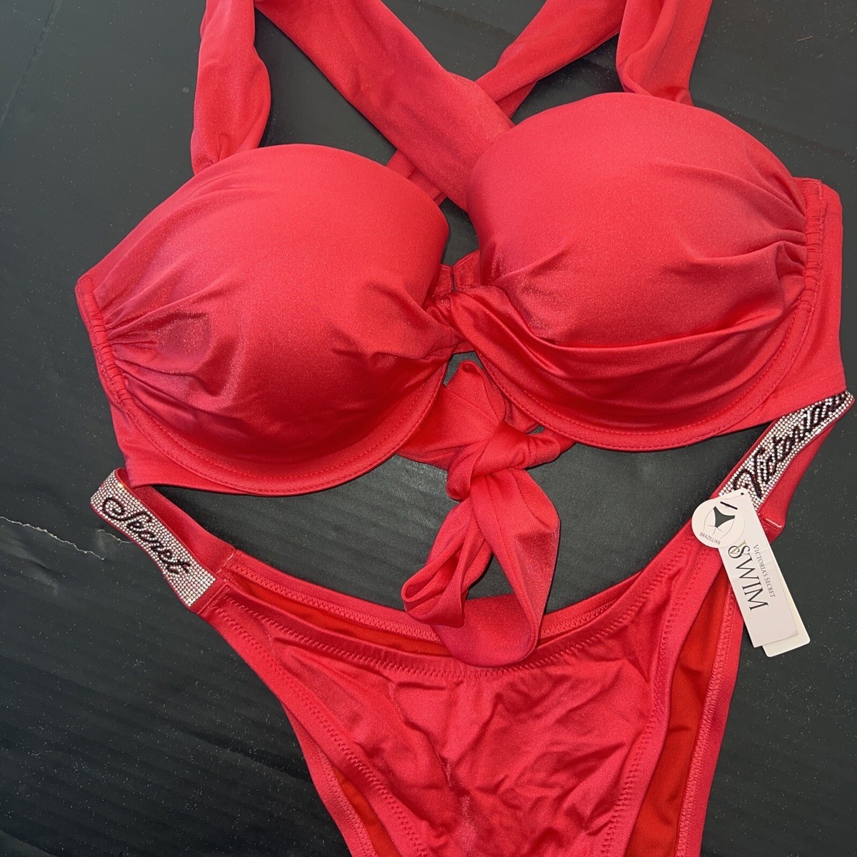 Victoria's Secret 36DDD,38DDD BIKINI M,XL bottom STRAWBERRY