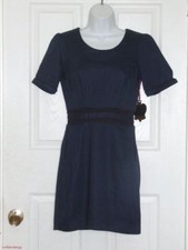 NEW Juniors Princess Vera Wang Navy Sheath Dress 1