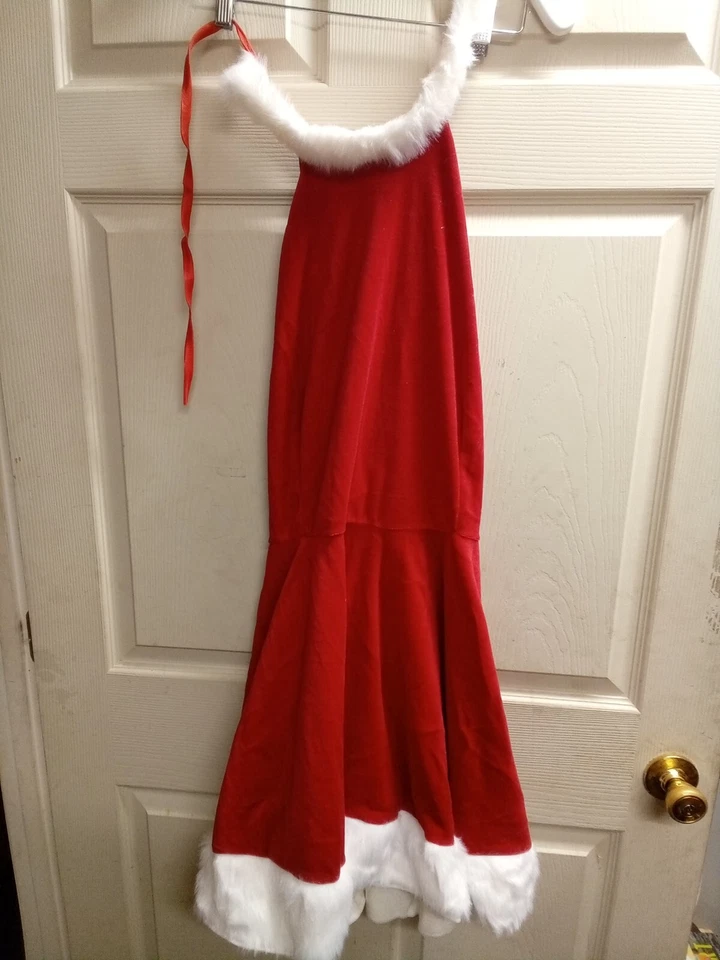 Sexy Disfraz de Sra. Claus Inspiración de Papá Noel MEDIANO 6-10 para Adultos Foto 2 de 4