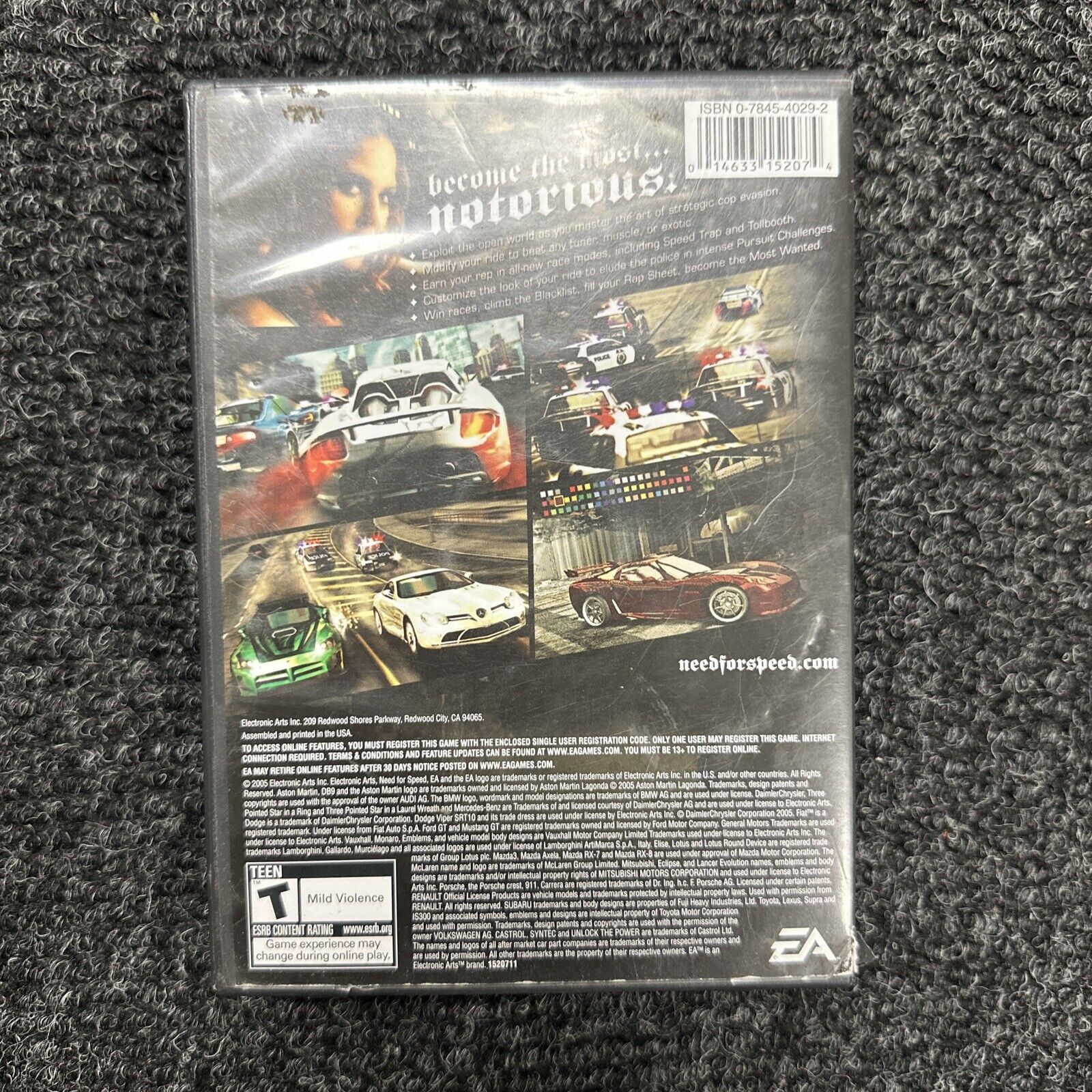 Need for Speed: Most Wanted -- Black Edition (Sony PlayStation 2, 2005) for  sale online