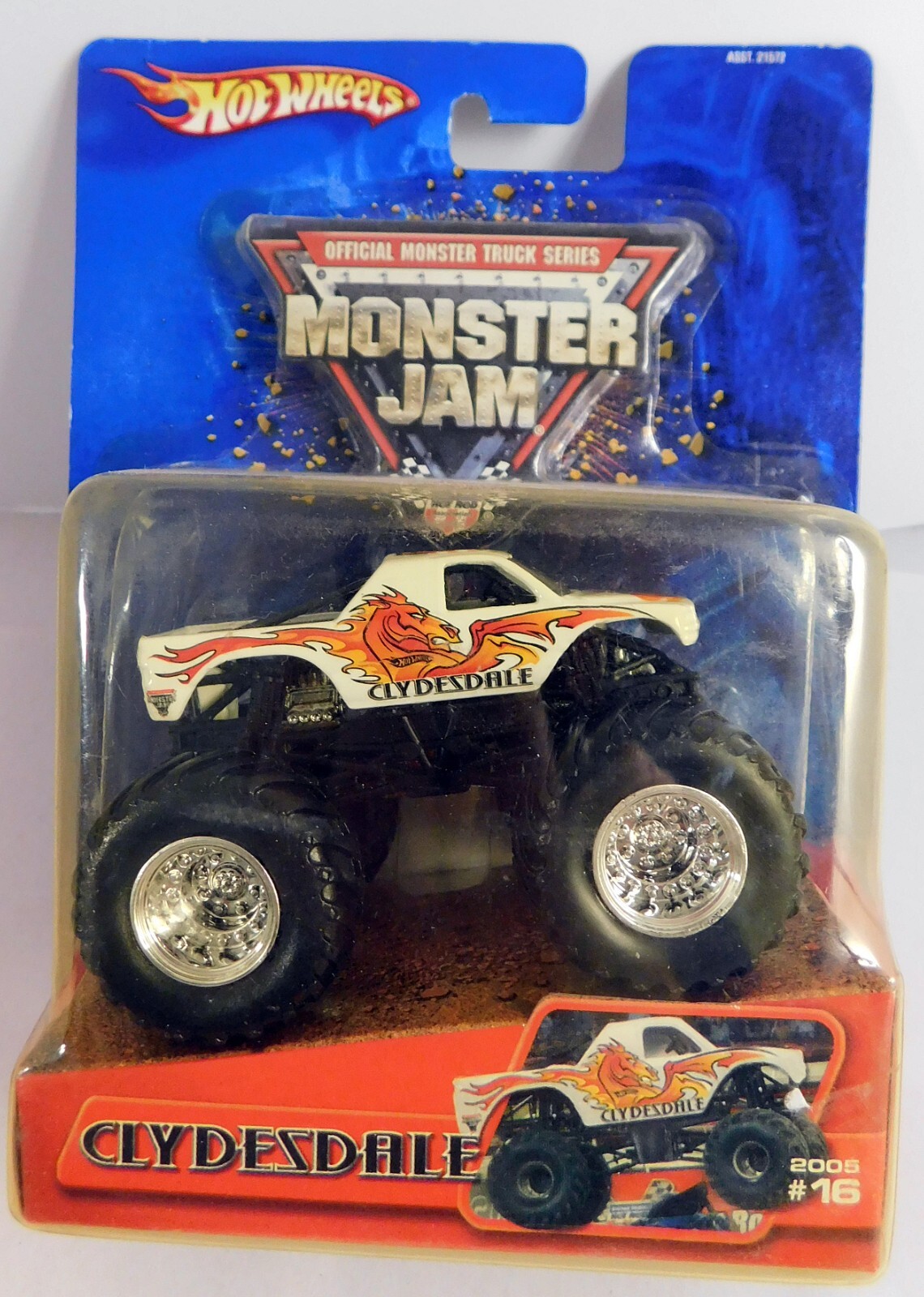 2004 Hot Wheels Monster Jam Monster Truck CLYDESDALE #16 1/64 RARE