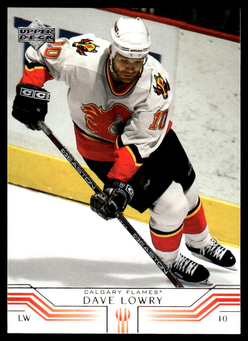 2001-02 Upper Deck #26 Dave Lowry Calgary Flames Hockey Card