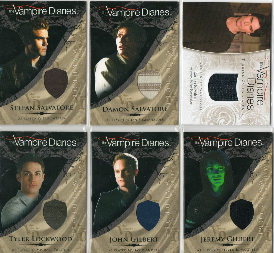 The Vampire Diaries Autograph & Wardrobe Card Selection NM Cryptozoic - Image 2 of 4