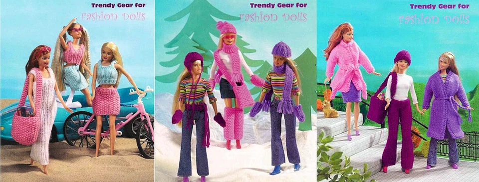 Barbie Ken Skipper Fits All Fashion and Teen Dolls Clothing Patterns - Image 4 of 4