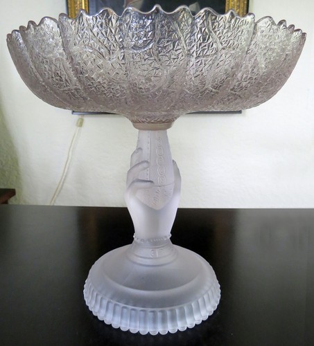 1884 EAPG Baum des Lebens von George Duncan & Sons Compote Sockel Schüssel