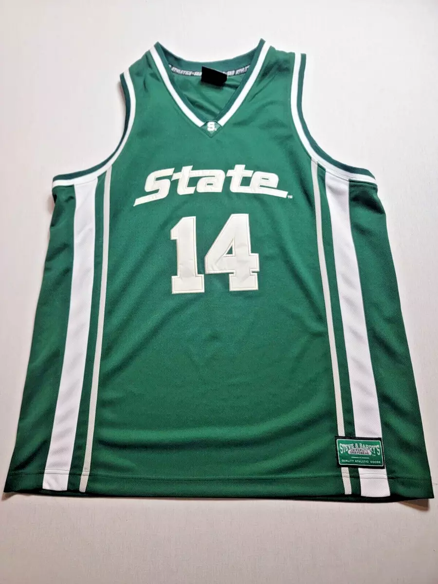 Michigan state best sale throwback basketball jersey