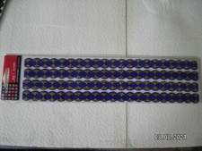 Beautiful Velvet Border Decoration by Paper Cellar. Blue and Gold.  (DR12) M