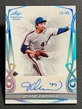 2023 Leaf Trinity AUTO Jesse Orosco 14/49