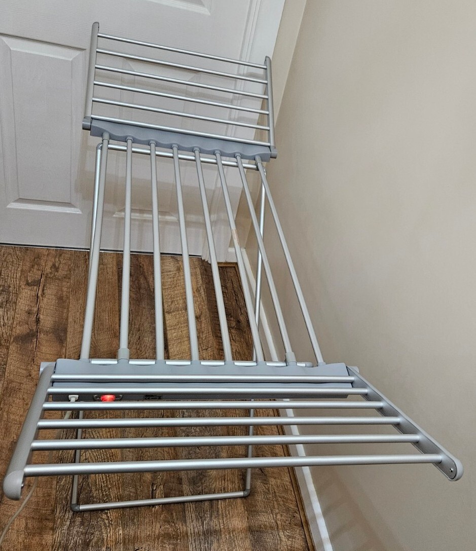 Heated Clothes Airer eBay