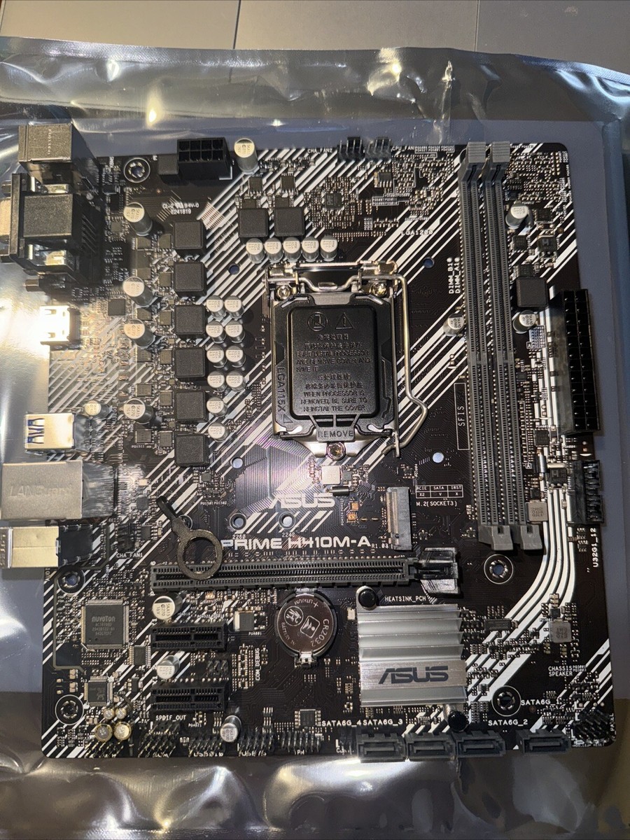 ASUS PRIME H410M-A MicroATX Motherboard Intel 10th Gen H410 LGA