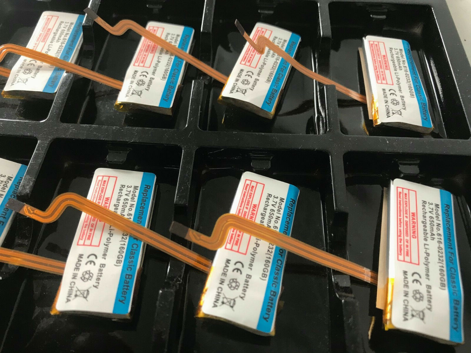 Replacement battery for iPod Classic thin 7th 160GB 6th 80GB 120GB 5th