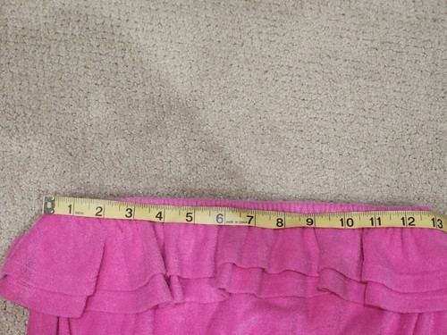 OP Vintage Pink Ruffle Romper Bathingsuit Cover Size Small(3/5) - Picture 8 of 9
