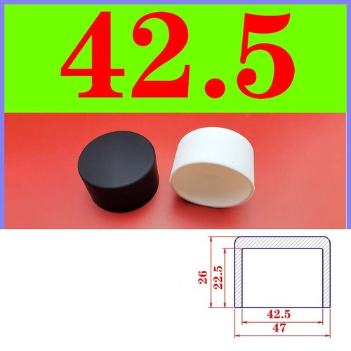 Round Plastic Black Blanking End Cap Caps Tube Pipe Inserts Plug Bung 2- 78.5mm - Picture 40 of 58