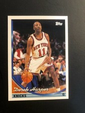 Nice 1994 DEREK HARPER Topps  Basketball Card # 284 Made in USA