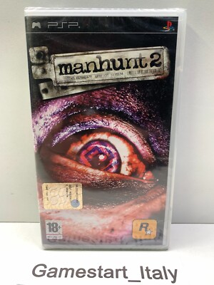 MANHUNT 2 - SONY PSP - NEW SEALED PAL ITA VERSION NEW SEALED VERY RARE