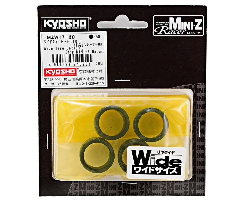Kyosho Reifen Mini-Z Slick 30s 11mm KYOMZW17-30 MINI-Z MR03,  - Bild 2 von 2