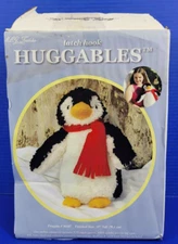 Penguin Latch Hook Huggables Craft Kit 15" Stuffed Animal #36107 MCG New in Box