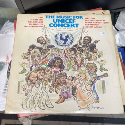 UNICEF CONCERT PD 1-6214 ABBA Bee Gees Olivia Newton-John Andy Gibb John Denver