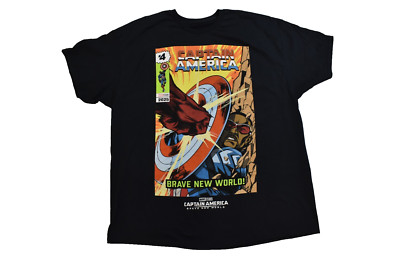 Marvel Studios: Captain America A Brave New World Comic Graphic Shirt New XS-3XL