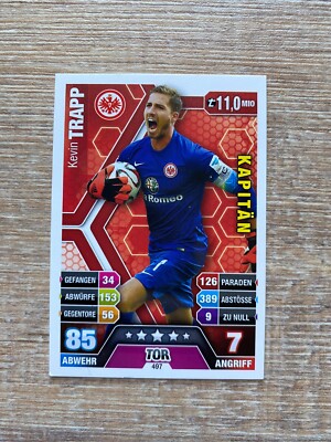 Match Attax Extra 14/15 - 497 - Kevin TRAPP- Kapitän