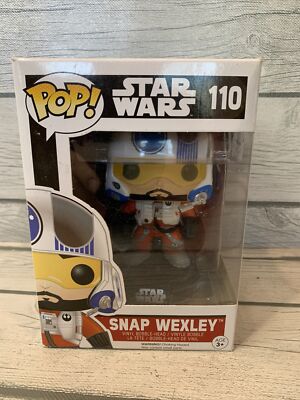 Star Wars Funko POP Classic Box #110 Snap Wexley X-Wing Vaulted Retired New