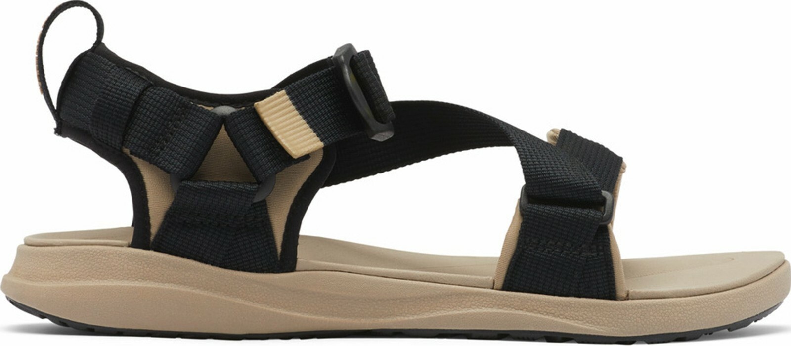 New Columbia Sandals Men's US8 Khaki Black flip flops casual summer shoes tlh