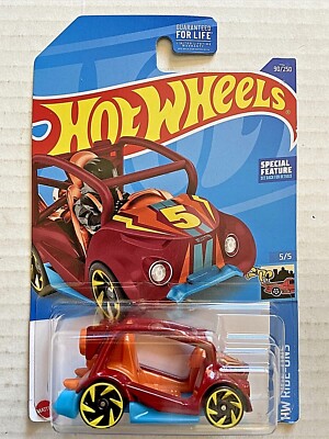 Hot Wheels-HW Ride-Ons-Kick Kart-Diecast-Red-Mattel Toys-2021-NEW-FREE SHIPPING